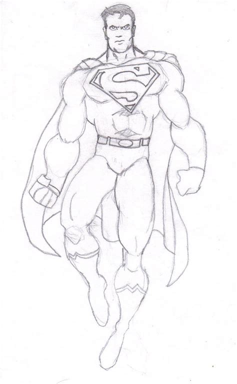 superman sketch  gotetsu  deviantart