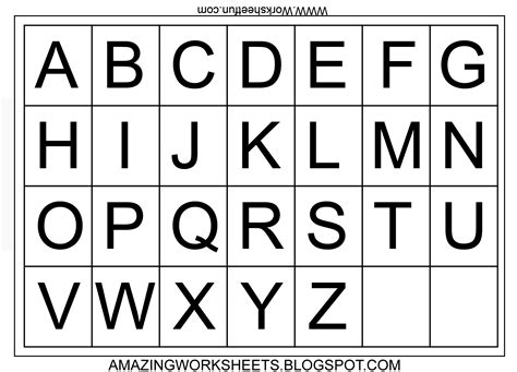 printable alphabet chart  kids alphabet chart printable