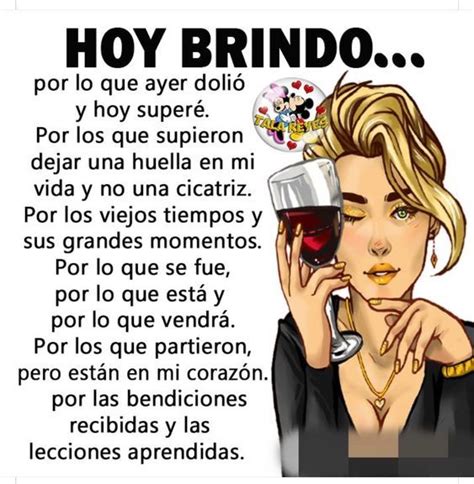 siii hoy brindo por los que no estan y sobre todo por ti suegra