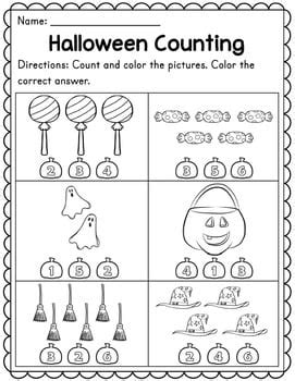 halloween preschool worksheets   teachers