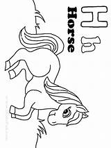 Coloring Letter Pages Horse Preschool Sheet Getdrawings Printable Alphabet Growth Drawing Getcolorings sketch template