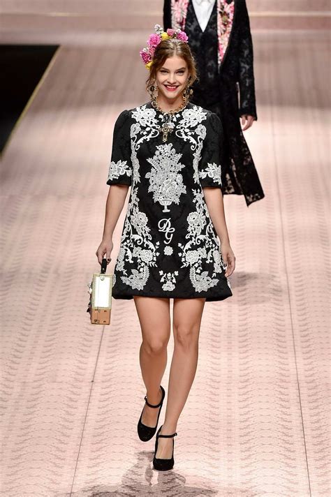 Barbara Palvin Walks The Runway For Dolce And Gabbana Fashion Show