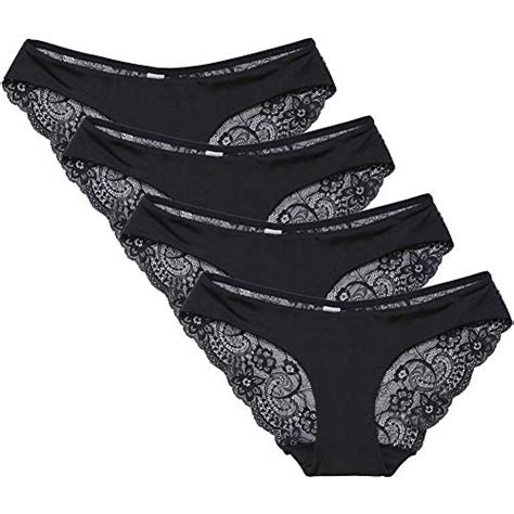 Charmleaks Womens Lace Bikini Panties Low Rise Lingerie