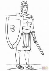 Roman Coloring Soldier Drawing Soldiers Pages Rome Ancient Kids Printable Drawings Easy Centurion Activities Print Romans Board Paper Search Choose sketch template