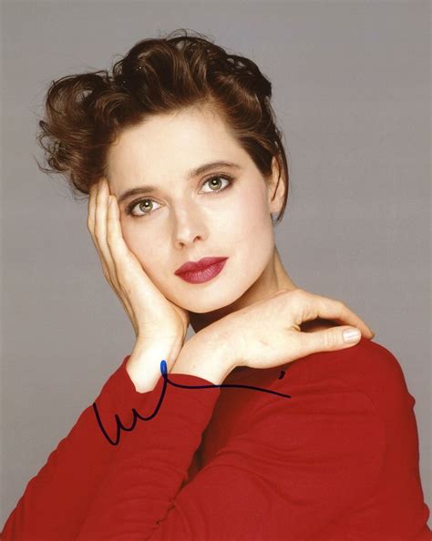 isabella rossellini autograph signed 8x10 photo b acoa collectible