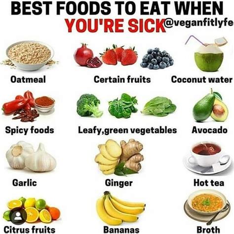 best foods to eat when you re sick