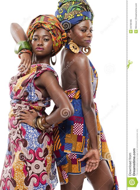 Beautiful African Fashion Modesl In Traditional Dress