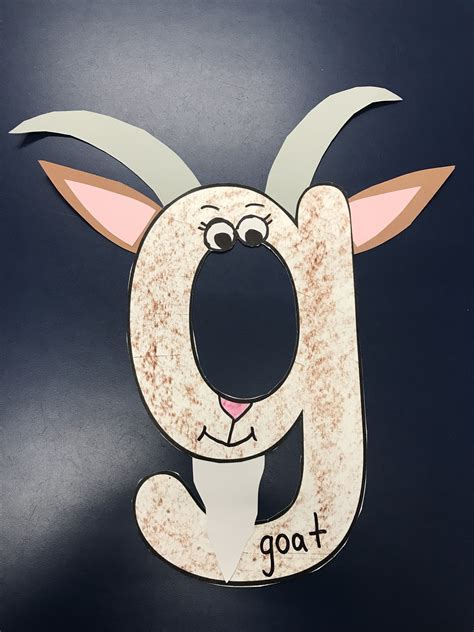 G Is For Goat Letter G Phonics Lesson Kindergarten Alphabet Crafts