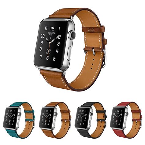 genuine leather strap  apple  band mm mm leather bracelet  iwatch series