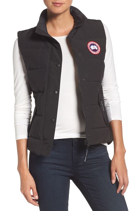canada goose freestyle down vest in black save 22 lyst