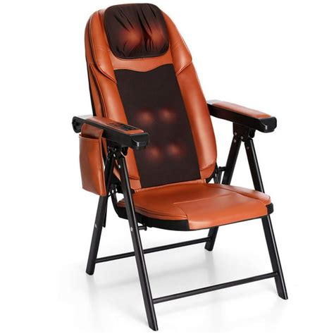 Folding Shiatsu Massage Chair With Heat Back Neck And Shoulder