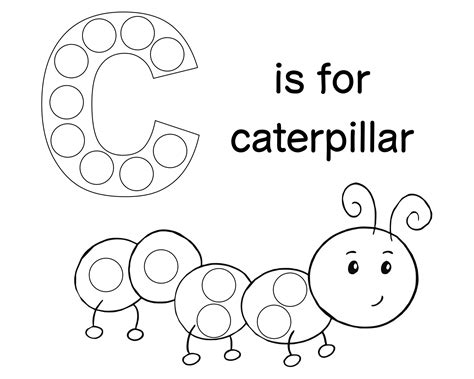 images  caterpillar dot art printables   dot printables