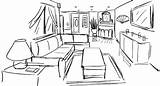 Room Drawing Interior Living Sketches Sketch Draw Drawings Perspective House Designs Architecture Rooms Point Kitchen Doodles Sketching Architect Choose Board sketch template