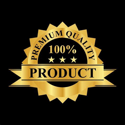 premium quality product  percen original logo template illustration  vector art