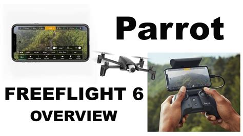 freeflight  app overview parrot anafi drone youtube