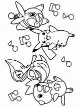 Coloring Pages Oshawott Pokemon Pikachu Getdrawings sketch template