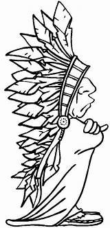 Coloring Pages Indian Indians Native American Indios History Previous sketch template