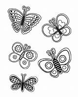Coloring Spring Butterflies Sheknows Springtime Sheets Kids Print sketch template