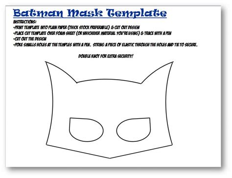 images   printable batman mask template batman mask