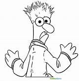 Coloring Pages Muppets Animal Beaker Muppet Print Colouring Getcolorings Color Sheets Getdrawings Choose Board Popular Drawing Printable sketch template