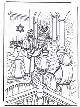 Jesus Temple Coloring Pages Teaching Synagogue Testament Bible Bibel Kids Boy Advertisement sketch template