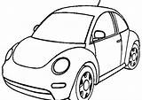 Beetle Volkswagen Pages Coloring Getcolorings sketch template