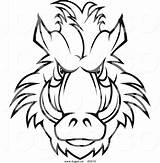 Razorback Clipartmag Boar sketch template
