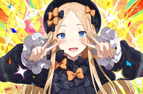 abigail williams fate grand order aliasing blonde hair