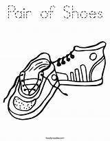 Shoes Coloring Pair Built California Usa sketch template