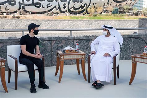 sheikh hamdan meets founder  dubai based telegram news khaleej times