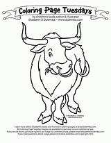 Coloring Bull Popular sketch template