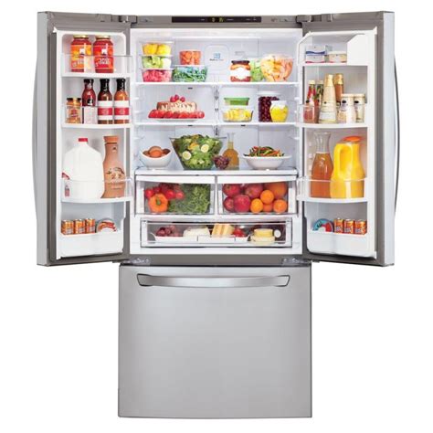 lg lfcst     cu ft french door refrigerator  stainless steel