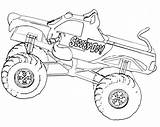 Monster Jam Coloring Pages Scooby Doo Printable Truck Print sketch template