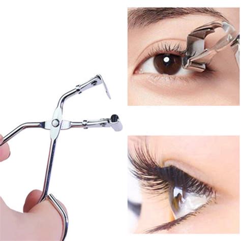 mini eyelashes curlers nature curl steel false eyelashes women pro handle eye lashes curling