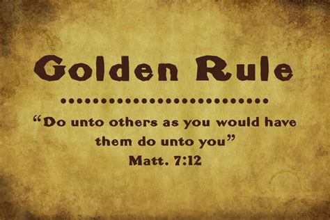 What Happened To The Golden Rule Thoughts About God
