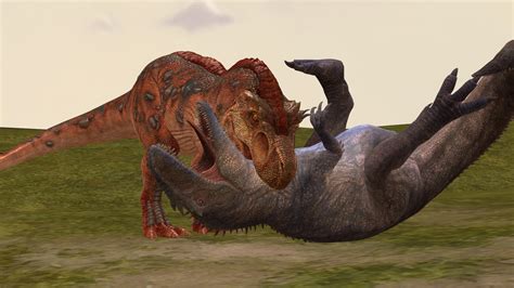tyrannosaurus rex  giganotosaurus