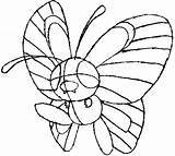Pokemon Butterfree Step Draw Lesson Wings sketch template