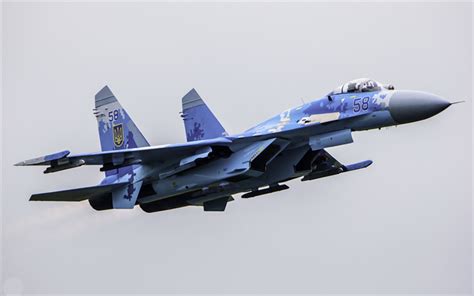 Download Wallpapers Su 27 Flanker Ukrainian Fighter Ukrainian Air