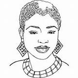 Coloring Pages Adult Stamps Girl African Girls Books sketch template
