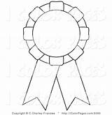 Ribbon Award Coloring Printable Ribbons Place Pages Drawing Prize Template Medal First Blank Outline Getdrawings Printablee Via Search sketch template