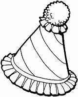 Hat Party Coloring Clown Pages Birthday Drawing Clowns Printable Color Getdrawings Activities sketch template