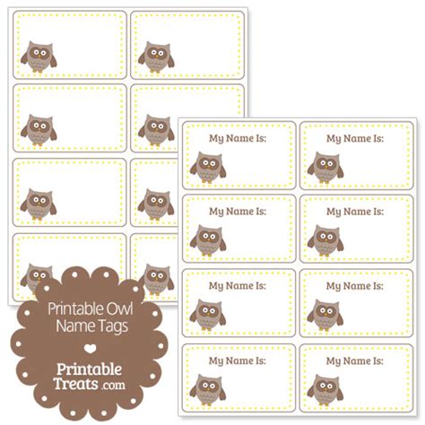 forbidden owl  tags tag template  templates printable