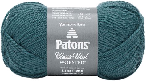 patons classic wool yarn rich teal michaels