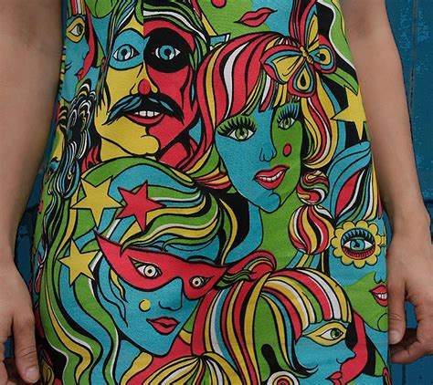 1960s early 70s psychedelic mini dress collectors weekly
