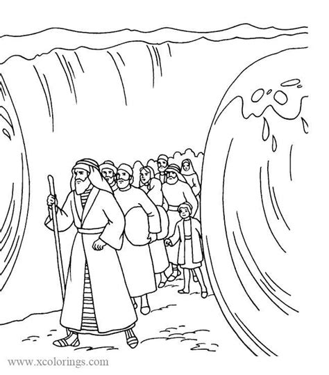 passover moses exodus coloring pages xcoloringscom