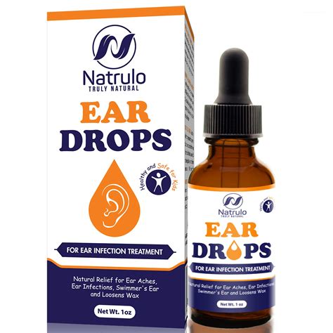 natural ear drops  ear infection treatment herbal eardrops  adults children pets