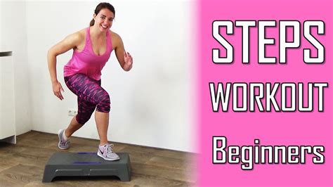 20 minute steps workout routine for beginners stepper exercises at