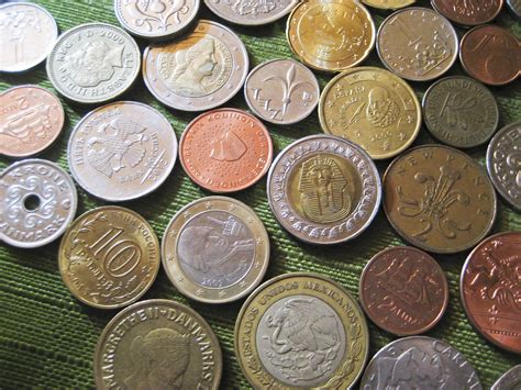 world coins   stock photo public domain pictures