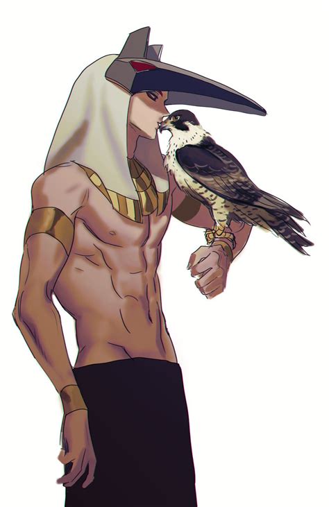제진 on twitter 엔네아드 호루세트… egyptian man anime egyptian character