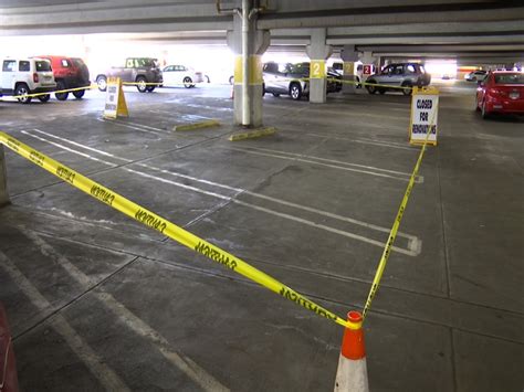downtown charleston parking lot undergoing maintenance